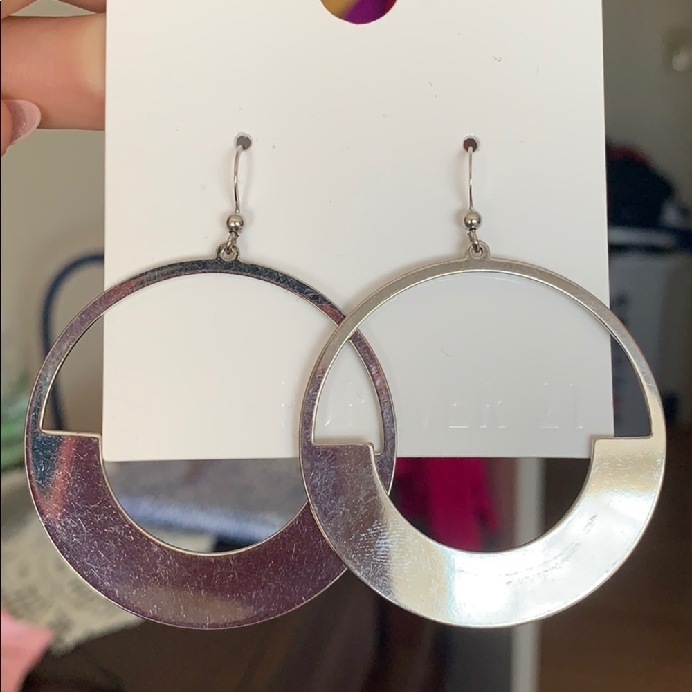 Silver earrings!!!
